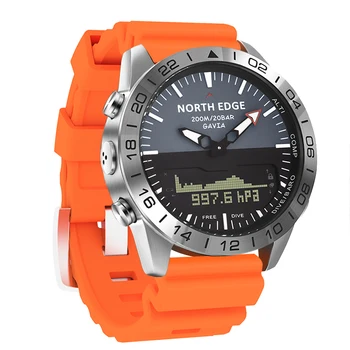 Šiaurės Krašto Gavia2 Laikrodis 200M Vandeniui Aukštis Smartwatch Barometras Nardymo Temperatūros Sporto Smart Watch 