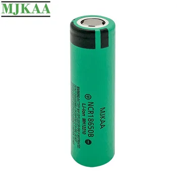 MJKAA 4PCS Originalus 18650 3400mAh 3,7 V Ličio NCR18650 Įkrovimo Baterija (akumuliatorius NCR18650B Li-ion Baterijos Žibintuvėlis