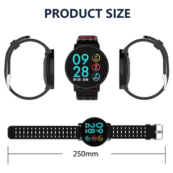 T3 sporto laikrodžiai 1.3 colių IPS ekranai 