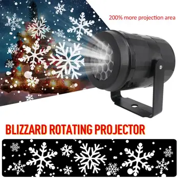 Romantiškas Kalėdų Snaigės Lazerio Šviesa Sningant Projektorius Perkelti Sniego, Lauko, Patalpų Lazerių Projekcijos, Šviesos Naujųjų Metų Šaliai Dekoro