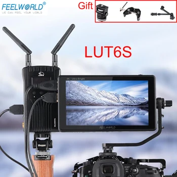 FEELWORLD LUT6S LUT6 6 Colių 2600nits 3D LUT HDR Jutiklinis Ekranas DSLR Kamera Lauko Stebėti 3G-SDI 4K su Signalo VectorScope