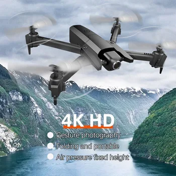 Pasaulio drone GW106 4K aerofotografija drone Optinio srauto lankstymo nuotolinio valdymo orlaiviai, oro kovoti su 
