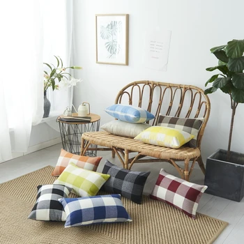 Verpalai dažyti pledas stiliaus sofa-lova, pagalvėlė padengti 30x50/40x40/45x45/50x50/55x55/60x60cm mesti pagalvių užvalkalai dekoratyvinis namų biuro sėdynė