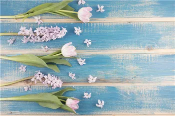 SHENGYONGBAO Vinilo Custom, Fotografija Backdrops Prop gėlių ir Medienos Lentos temą fotostudijos Fono S191020-02