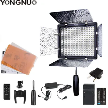 Yongnuo YN300 III YN-300 III 3200k-5500K CRI95 Fotoaparato Nuotrauką, LED Vaizdo Šviesos, Pasirinktinai su KINTAMOSIOS srovės Maitinimo Adapteris + Baterijos RINKINYS