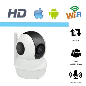 AOUERTK 720P HD Naktinio matymo kamera Horizontalus 355 WIFI Home Security, IP Kameros, Stebėjimo Kameros, MINI VAIZDO Kamera