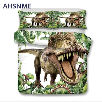 AHSNME Juros periodo Pasaulio Tyrannosaurus Rex Patalynės Komplektas Vaikams super meilės dovana Antklodė Padengti AS ir ES, ir JAV ir RU Dydis