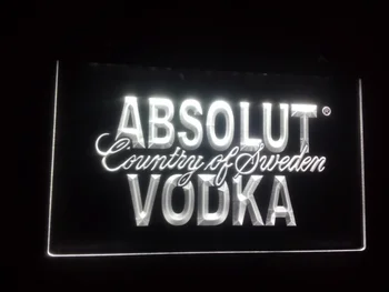 B14 Absolut Vodka Šalies Švedijos Alaus LED Neon Baras Ženklas