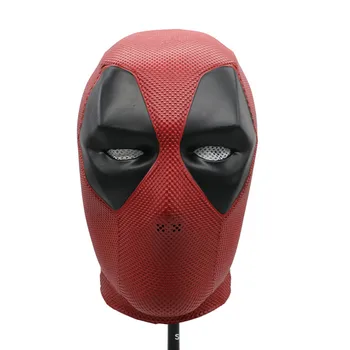 Naujas Superherojus Deadpool Kaukė Kvėpuojantis Latekso Pilna Veido Kaukė Helovyno Cosplay Prop