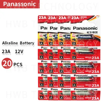 Didmeninė 20pcs/aikštelė, Naujas Panasonic 12V A23 23A Ultra Alkaline baterijos/signalizacijos baterijas Nemokamas Pristatymas