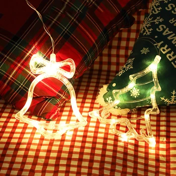Pasakų Žibintai Star Patalpų Styginių Šviesos LED Kalėdų Dekoro Namuose Kabo Girliandą Kalėdų Eglutės Puošimas Ornamentais 2019 Kalėdų Dovana