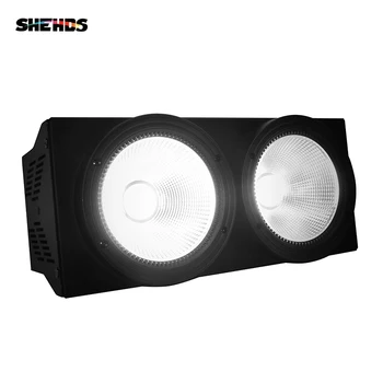 SHEHDS 2eyes 200w COB LED Blinder Šviesos DMX Scenos Apšvietimo Efektas Kietas Ir Šiltai Balta Spalva TV laidos Šalis, Žiūrovų Sėdimos vietos