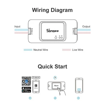 SONOFF Pagrindinio R3 Wifi Smart Switch 