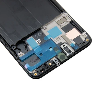 Samsung Galaxy A20 A30 A40 A50 A60 A70 LCD Ekranas Jutiklinis Ekranas skaitmeninis keitiklis komplektuojami su Rėmo