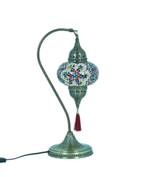 NAUJAS DIZAINAS-turkijos mozaikos staliukas lempos.