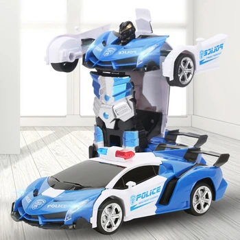 1:18 Mastelis RC Automobilių Transformacijos Robotas Sporto Transporto priemonės Modelio Žaislas Deformacijos Automobilių B36E