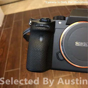 Kamera Odos Apsaugas Decal Raštas Matte Black Sony A7R4 7R VI A9M2 alpha 9 II Anti-scratch Wrap Kino Lipdukas Dangtis