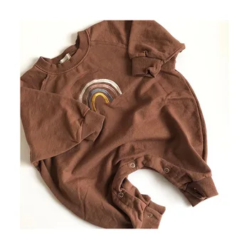 2020 m. Rudens ir Žiemos Karšto Rainbow Serijos Kūdikio Jumpsuit Korėja baby girl žiemos drabužių