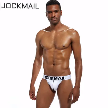 JOCKMAIL Prekės Vyrų Tinklinio Jockstrap Apatiniai/G-Strings & Dirželius Sexy Gay Apatiniai Susiduria sėdmenų Tuščiaviduriai bailys varpos dėklas Įdomus