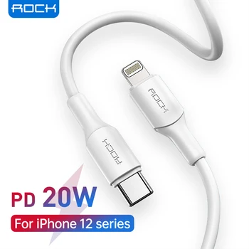 ROKO 20W PD USB C Kabelio iPhone 12 Mini Pro Max spartusis įkrovimas USB C Apšvietimo Kabelį, Duomenų Laidas Telefono Įkroviklį, C Tipo Kabelis