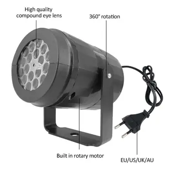 Sukiojamomis Snaigės Projekcija Šviesos Vestuvių KTV Baras Projektorius 4W LED Spalvingas Scenos Apšvietimas