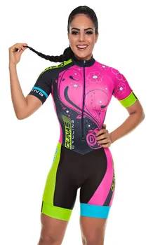 2021 Pro Komandos Triatlonas tinka Moterų Dviračių Džersis Skinsuit Jumpsuit Maillot Dviračių drabužių Ropa ciclismo nustatyti rausvos gelio padas