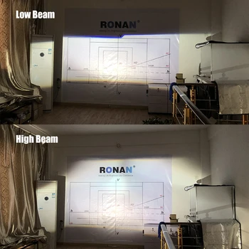 Ronan 2vnt LHD 2.5 colių, bi-xenon Ver 9.5 modelio automobilių žibintų projektoriaus objektyvas H1 H4 H7 lizdą automobilio modifikavimas, atnaujinimas