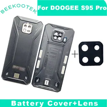 Originalus Naujas DOOGEE S95 Pro Akumuliatoriaus Dangtelį Fundas Prabanga Sunku Korpusai Atveju Apsauginis Plastikinis galinis Dangtelis+Galinio vaizdo Kamera, Objektyvas