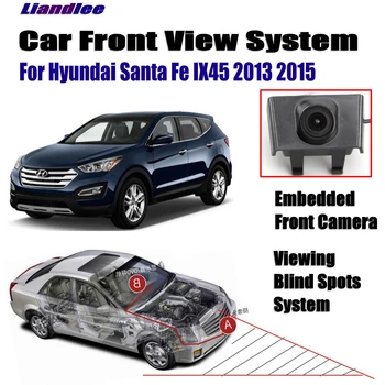 Automobilio Priekinė vaizdo Kamera, Skirta Hyundai Santa Fe IX45 2013 Ne išoriniai Atsarginės automobilių Stovėjimo aikštelė Kamera HD CCD Naktinio Matymo