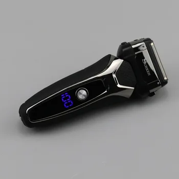 Pro vyrų elektrinį skustuvą, barzda folija elektrinis skustuvas vyrams įkrovimo veido skutimosi mašina kūno valymo skustuvas vadovas USB
