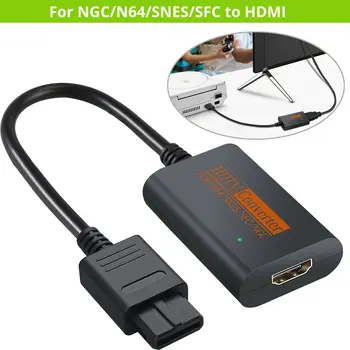 Už Dreamcast į HDMI suderinamus Keitiklio Kabelį už N64 / GameCube / SNES Konsolės Plug and Play HDMI suderinamus Adapteris
