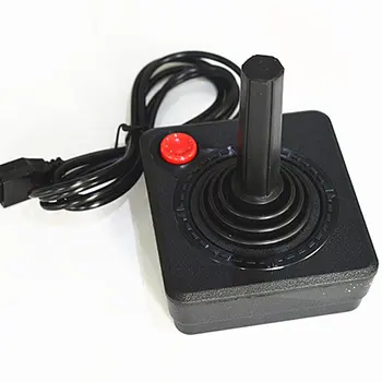 Atnaujintas 1,5 M Žaidimų Manipuliatorių Valdytojas Atari 2600 žaidimas rokeris Su 4-way Svirtį Ir Vieno Veiksmo Mygtuką Retro Gamepad
