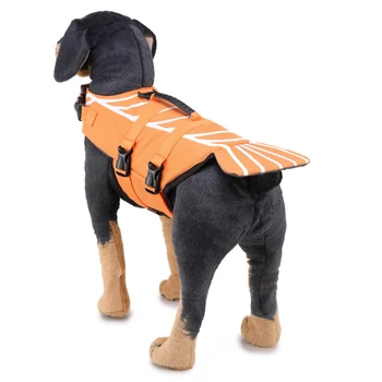 Šunelis maudymosi kostiumėlį, ryklių pelekų plūdrumo šuns gyvenimo striukė Galima gelbėjimo šunys ir Maži Viduryje Didelių Šunų, Naminių reikmenys