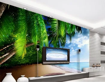 3d kambario tapetai, Paplūdimys dekoracijos, TV foną, papel parede freskos 3d tapetai kambario tapetai kraštovaizdžio papel de parede
