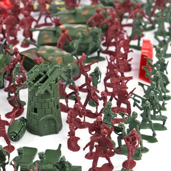301Pcs 5cm Plastikinės Kareivis Modelis antrojo Pasaulinio Karo Kareivis Karinių Žaislų Rinkinys Vaikams Miniatiūrinės Figūrėlės Žaislai Vaikams Berniukams 2019