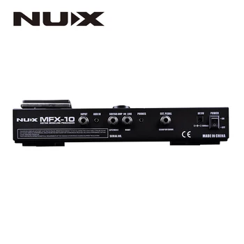 NUX MFX-10 Multi-Efektų Procesorius Gitarai Pedalą, 55 Poveikio rūšių, AUX-in, LCD Ekranas