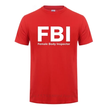 JAV FTB Vyrų Kūno Inspektorius Spausdinimo Juokinga, T-Marškinėliai Vyrams, O-Kaklo trumpomis Rankovėmis Vasaros Atsitiktinis Medvilnės Streetwear Marškinėliai Marškinėlius