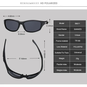 Prekės TR90 Akiniai nuo saulės HD Poliarizuotas Lęšis sporto akiniai nuo saulės 