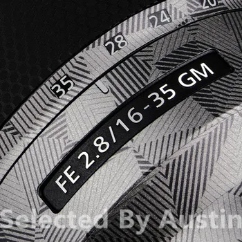 Decal Odos Wrap Filmas Objektyvas Odos Sony FE 16-35 f 2.8 GM SEL1635GM Lipdukas Anti-scratch Raštas Atveju