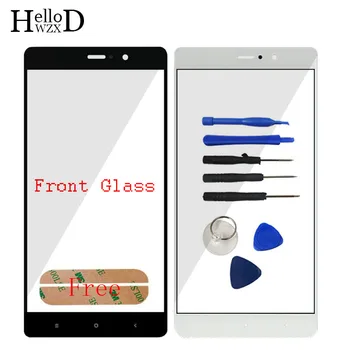 5.7 colių Priekinio Stiklo Išorinio Stiklo Ekranas Xiaomi Mi5s Plius Mi 5S Plius Priekiniai Touch Stiklinis Lęšis (Ne skaitmeninis keitiklis LCD)