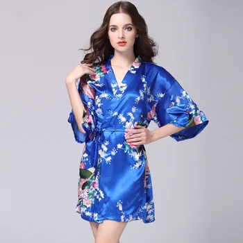 Kinų Stiliaus Nuotaka Vestuvių Drabužius, Vintage Gėlių Spausdinti Pižamą Moterų Sleepwear Elegantiškas Namų Suknelė Vasarai Naujų Nightdress
