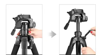 Profesinės WF520 Naują Fotoaparato Trikojo Lankstus Trikojo Skaitmeninis DSLR Fotoaparatas Nikon 
