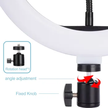 Fotopal Vaizdo Šviesos Pritemdomi LED Selfie Žiedas Šviesos USB Žiedas Lempos Fotografija-Šviesa Telefono Laikiklis, Trikojis Stovas, Skirtas Tik Tok
