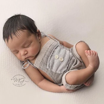 2020Newborn Fotografijos Rekvizitai Drabužius Berniukas Mergaitė Balti Nėriniai Apdailos Komplektus Baby Photo Booth Studija Priedai Kūdikių Jumpsuit