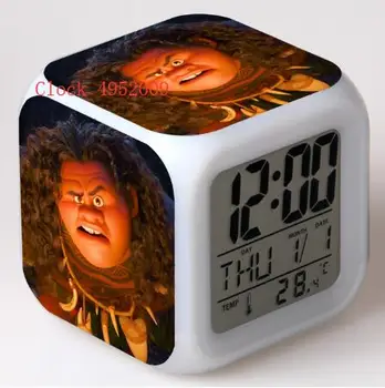Moana skaitmeninis laikrodis, Elektroninis laikrodis-žadintuvas, Vaikams, Žaislų, Animacinių filmų led laikrodis Šalis gimtadienio Dovanų stalo reveil wekker