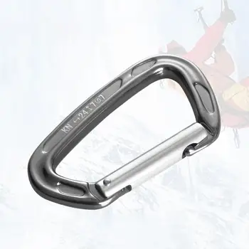 Lauko Magnio Aliuminio Lydinio 24KN Laipiojimo Užraktas Karabinai D-Formos Kuprinė Sagtis Keychain Alpinizmo Kablys Quickdraws