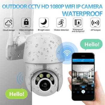 HD 1080P Belaidės IP Kameros Debesys saugojimo Stebėjimo Kamerą, 