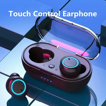 W12 TWS Bluetooth 5.0 Mini Ausinės Belaidės Ausinės į ausis įkišamos Ausinės Naujausią Vandeniui HD Garso Kokybės Touch Control