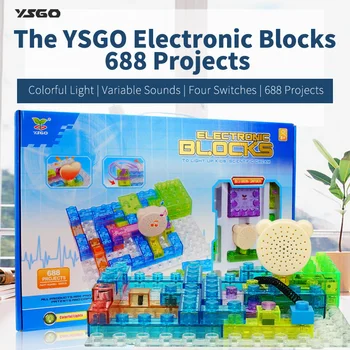 688 Projektai, Integruotos Grandinės Blokai Mokymasis ir Švietimas Žaislai Vaikams Fizikos Mokymasis,Blokai Švietimo Priemonės