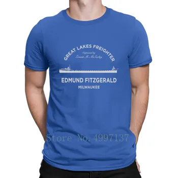 Edmund Fitzgerald Įgulos Marškinėliai Tinka Patogus Medvilnės Pavasario Šeimos Unikalų Charakterį S-3xl Marškinėliai